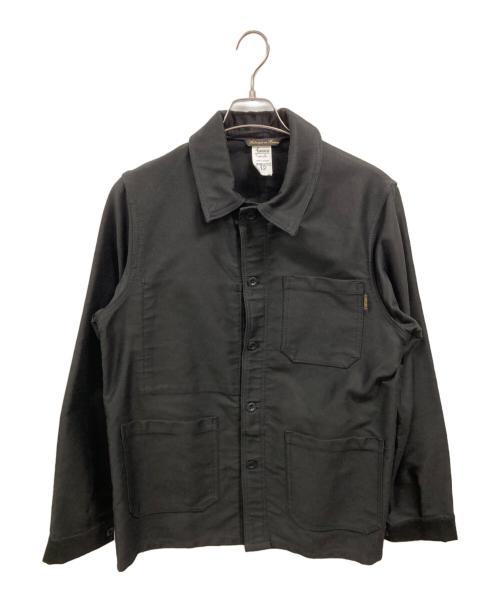 LABOUREUR（ラブルール）LABOUREUR (ラブルール) フレンチブラックモールスキンジャケット ブラック サイズ:42の古着・服飾アイテム