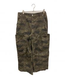 LIMPIDOCULUS（リムピドキュラス）の古着「カモフラバギーパンツ」｜ブラウン