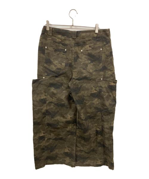 LIMPIDOCULUS（リムピドキュラス）LIMPIDOCULUS (リムピドキュラス) カモフラバギーパンツ ブラウン サイズ:XLの古着・服飾アイテム