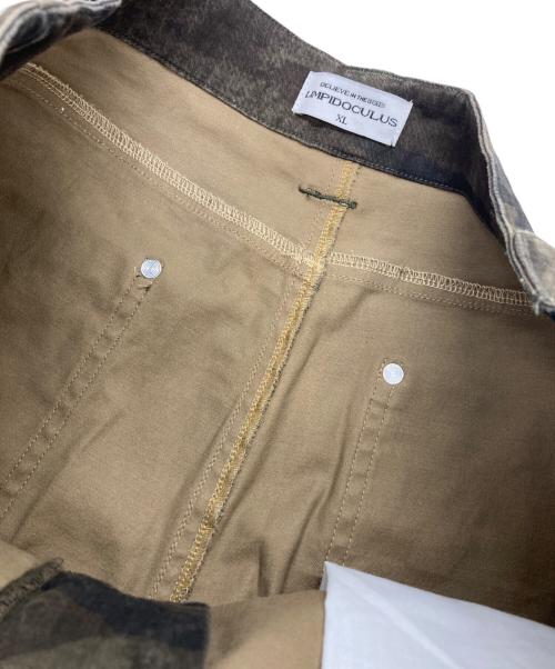 LIMPIDOCULUS（リムピドキュラス）LIMPIDOCULUS (リムピドキュラス) カモフラバギーパンツ ブラウン サイズ:XLの古着・服飾アイテム