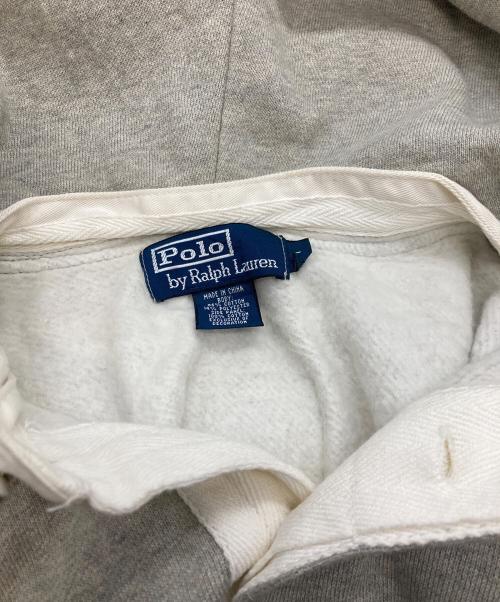POLO RALPH LAUREN（ポロ・ラルフローレン）POLO RALPH LAUREN (ポロ・ラルフローレン) プルオーバーパーカー グレー サイズ:Lの古着・服飾アイテム