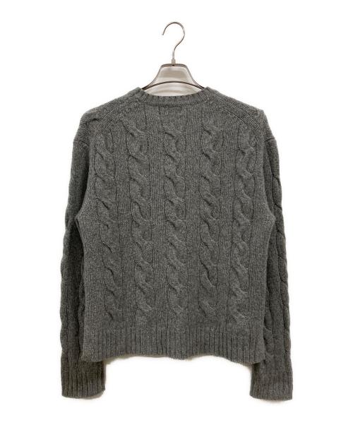 POLO RALPH LAUREN（ポロ・ラルフローレン）POLO RALPH LAUREN (ポロ・ラルフローレン) ケーブルニット グレー サイズ:Ｍの古着・服飾アイテム