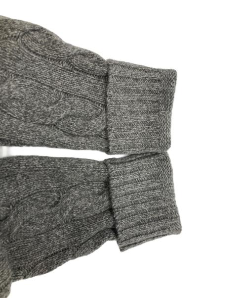 POLO RALPH LAUREN（ポロ・ラルフローレン）POLO RALPH LAUREN (ポロ・ラルフローレン) ケーブルニット グレー サイズ:Ｍの古着・服飾アイテム