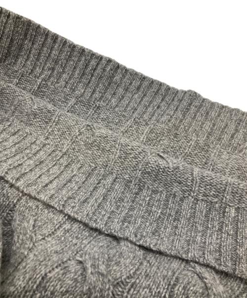 POLO RALPH LAUREN（ポロ・ラルフローレン）POLO RALPH LAUREN (ポロ・ラルフローレン) ケーブルニット グレー サイズ:Ｍの古着・服飾アイテム