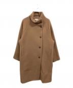 GALLARDA GALANTEガリャルダガランテ）の古着「ウールビーバースタンドカラーコート」｜ベージュ