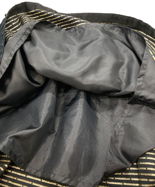 OBLI（オブリ）OBLI (オブリ) 米沢別注ゴールドドットキャミワンピース ブラック サイズ:1の古着・服飾アイテム