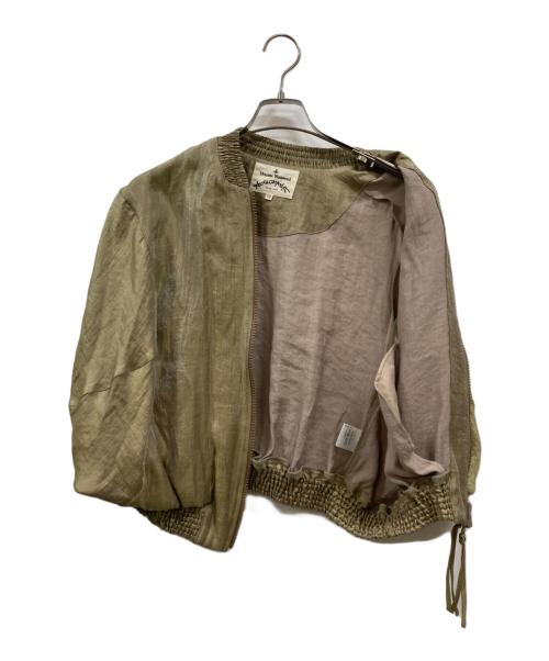 Vivienne Westwood ANGLOMANIA（ヴィヴィアンウエストウッドアングロマニア）Vivienne Westwood ANGLOMANIA (ヴィヴィアンウエストウッドアングロマニア) ジップアップジャケット カーキ サイズ:38の古着・服飾アイテム