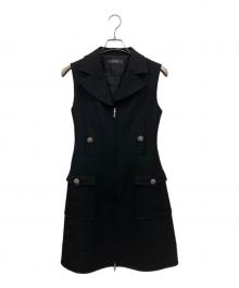 FOXEY（フォクシー）の古着「ノースリーブワンピース」｜ブラック