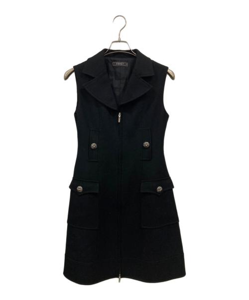 FOXEY（フォクシー）FOXEY (フォクシー) ノースリーブワンピース ブラック サイズ:40の古着・服飾アイテム