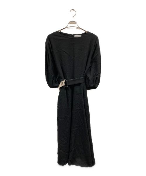 ADORE（アドーア）ADORE (アドーア) 7分袖ワンピース ブラック サイズ:36の古着・服飾アイテム