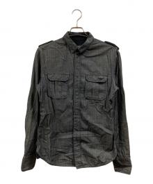 EMPORIO ARMANI（エンポリオ アルマーニ）の古着「シャツ」｜ネイビー