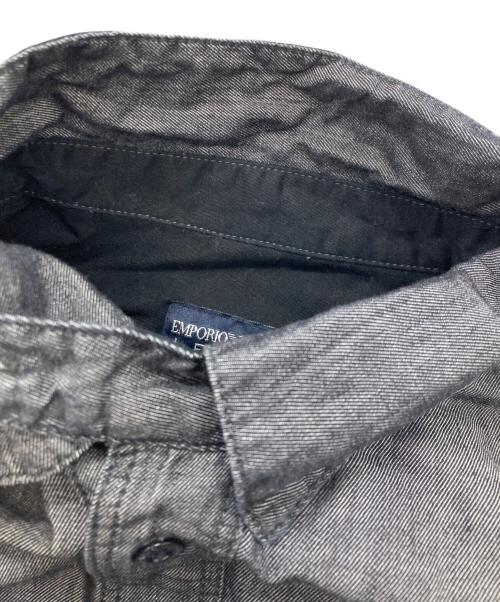 EMPORIO ARMANI（エンポリオ アルマーニ）EMPORIO ARMANI (エンポリオ アルマーニ) シャツ ネイビー サイズ:Mの古着・服飾アイテム