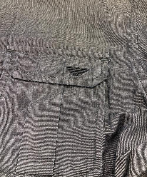 EMPORIO ARMANI（エンポリオ アルマーニ）EMPORIO ARMANI (エンポリオ アルマーニ) シャツ ネイビー サイズ:Mの古着・服飾アイテム