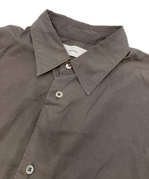 Graphpaper（グラフペーパー）Graphpaper (グラフペーパー) Broad Regular Collar Shirt グレー サイズ:1の古着・服飾アイテム