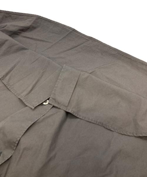 Graphpaper（グラフペーパー）Graphpaper (グラフペーパー) Broad Regular Collar Shirt グレー サイズ:1の古着・服飾アイテム