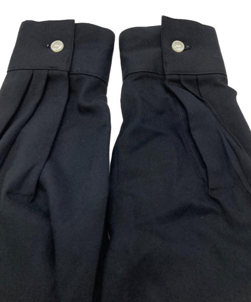 GABANARO Collection（ギャバナロ・コレクション）GABANARO Collection (ギャバナロ・コレクション) Rayon  Loop Collar Shirt ブラック サイズ:1の古着・服飾アイテム