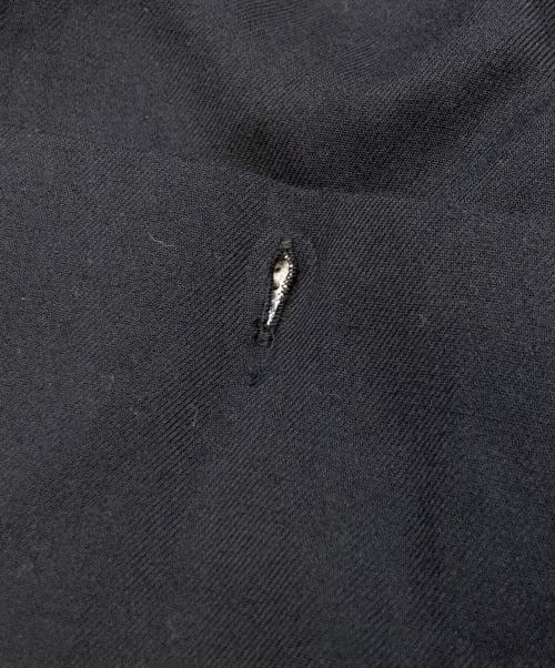 GABANARO Collection（ギャバナロ・コレクション）GABANARO Collection (ギャバナロ・コレクション) Rayon  Loop Collar Shirt ブラック サイズ:1の古着・服飾アイテム