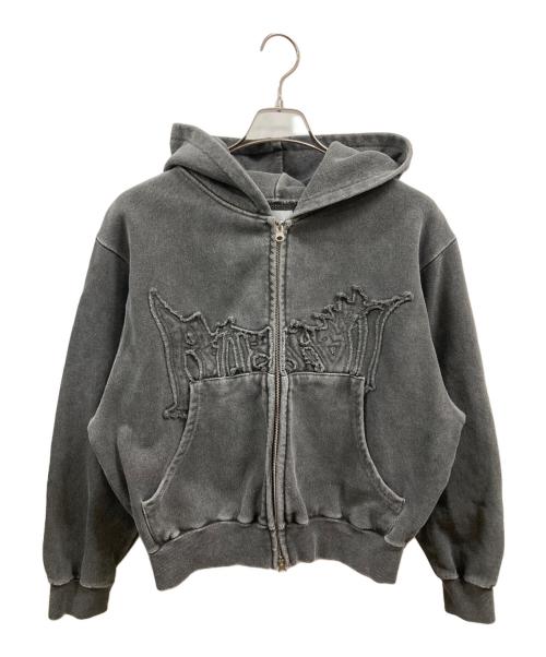 BLEES U（ブレスユー）BLEES U (ブレスユー) Pigment Zip Hoodie グレー サイズ:Sの古着・服飾アイテム
