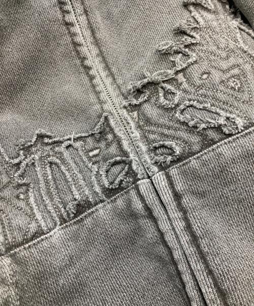 BLEES U（ブレスユー）BLEES U (ブレスユー) Pigment Zip Hoodie グレー サイズ:Sの古着・服飾アイテム