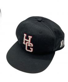 Hysteric Glamour（ヒステリックグラマー）の古着「HG刺繍 ベースボールキャップ」｜レッド×ブラック