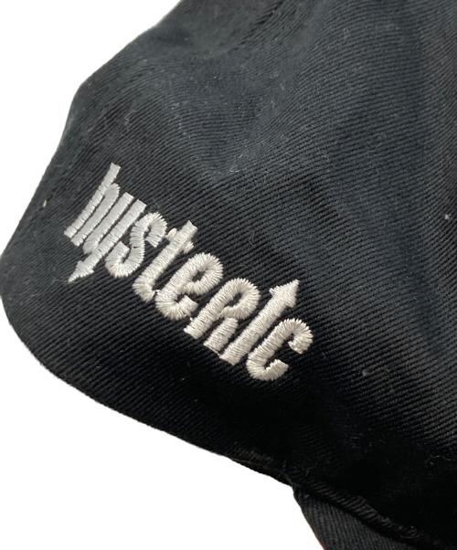 Hysteric Glamour（ヒステリックグラマー）Hysteric Glamour (ヒステリックグラマー) HG刺繍 ベースボールキャップ レッド×ブラックの古着・服飾アイテム