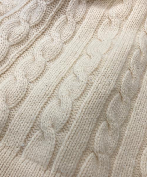 POLO SPORT（ポロスポーツ）POLO SPORT (ポロスポーツ) ショールカラーニットカーディガン アイボリー サイズ:Lの古着・服飾アイテム