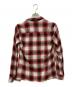 TOWN CRAFT (タウンクラフト) オンブレチェックシャツ ホワイト×レッド サイズ:-：37000円