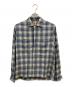 Davinci（ダヴィンチ）の古着「レーヨンチェックシャツ」｜ブルー