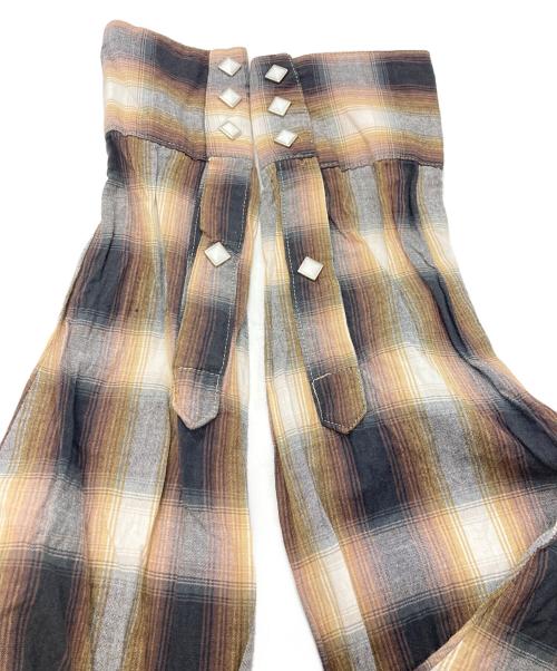 ROCKMOUNT（ロックマウント）ROCKMOUNT (ロックマウント) オンブレウエスタンシャツ ブラウン サイズ:不明の古着・服飾アイテム