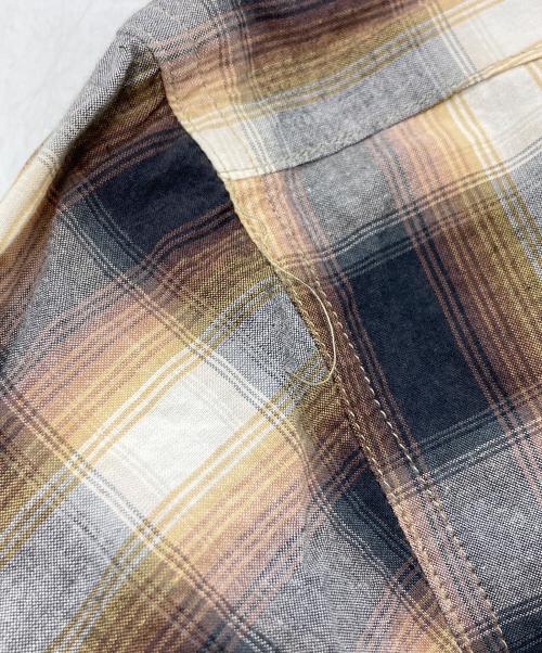 ROCKMOUNT（ロックマウント）ROCKMOUNT (ロックマウント) オンブレウエスタンシャツ ブラウン サイズ:不明の古着・服飾アイテム