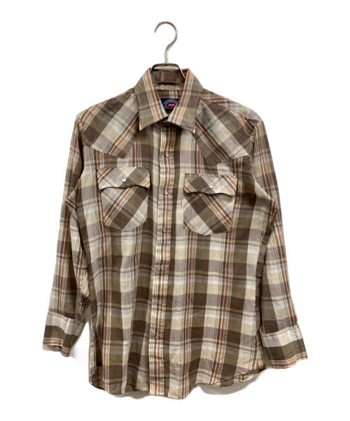 LEVI'S（リーバイス）LEVI'S (リーバイス) チェックシャツ ベージュ サイズ:Ｍの古着・服飾アイテム
