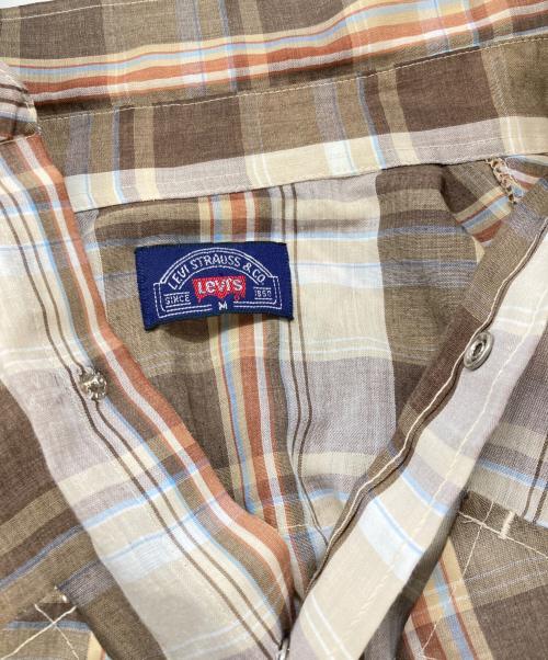 LEVI'S（リーバイス）LEVI'S (リーバイス) チェックシャツ ベージュ サイズ:Ｍの古着・服飾アイテム