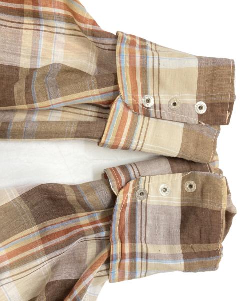 LEVI'S（リーバイス）LEVI'S (リーバイス) チェックシャツ ベージュ サイズ:Ｍの古着・服飾アイテム