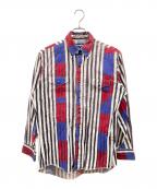 Wranglerラングラー）の古着「ストライプシャツ」｜レッド