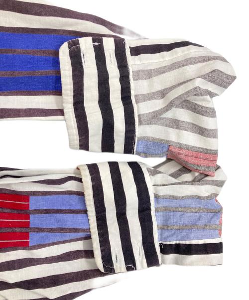 Wrangler（ラングラー）Wrangler (ラングラー) ストライプシャツ レッド サイズ:XLの古着・服飾アイテム