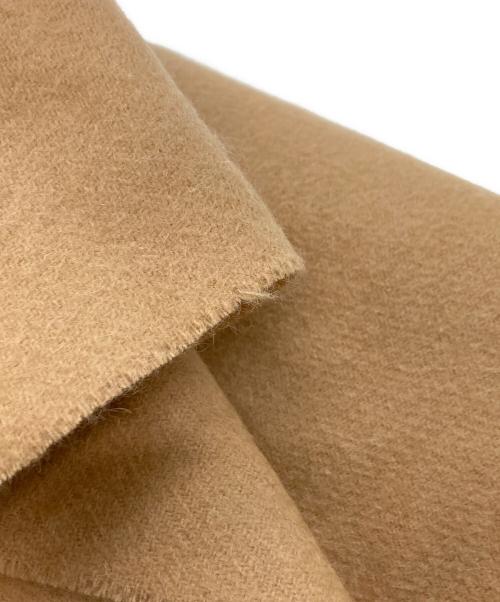 COACH（コーチ）COACH (コーチ) エンブロイダード パッチ カシミヤ マフラー ベージュの古着・服飾アイテム