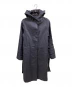 MACKINTOSHマッキントッシュ）の古着「フーデットリネンコート」｜ネイビー
