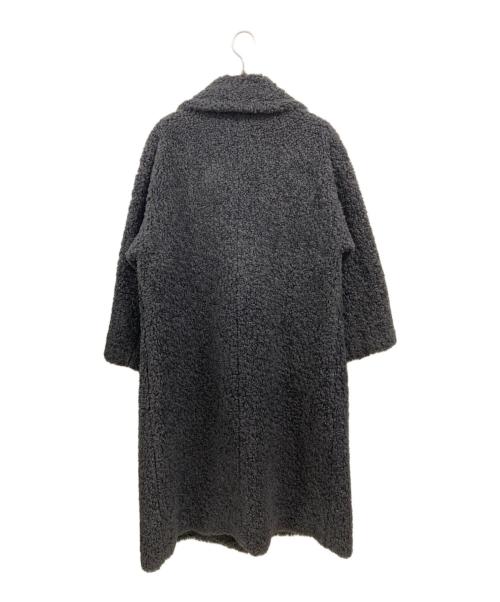 NOLLEY'S sophi（ノーリーズソフィー）NOLLEY'S sophi (ノーリーズソフィー) フェイクテディファーロングコート ネイビー サイズ:38の古着・服飾アイテム