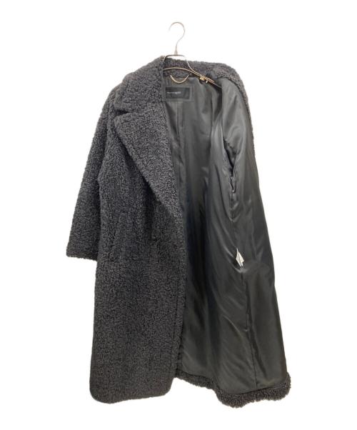 NOLLEY'S sophi（ノーリーズソフィー）NOLLEY'S sophi (ノーリーズソフィー) フェイクテディファーロングコート ネイビー サイズ:38の古着・服飾アイテム