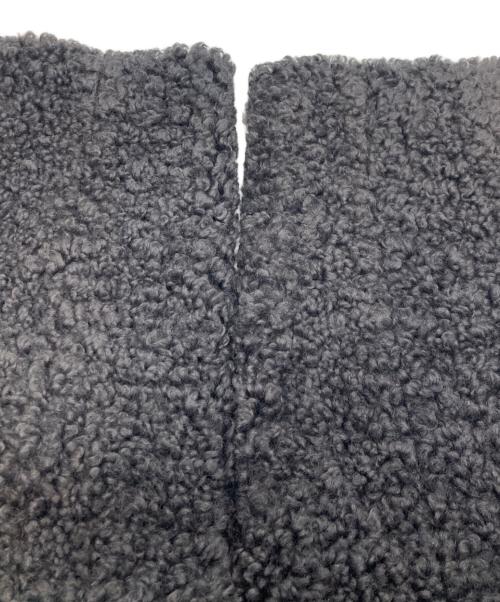 NOLLEY'S sophi（ノーリーズソフィー）NOLLEY'S sophi (ノーリーズソフィー) フェイクテディファーロングコート ネイビー サイズ:38の古着・服飾アイテム