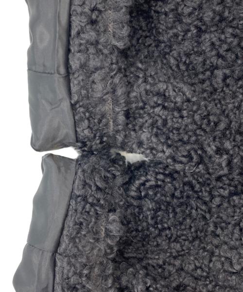 NOLLEY'S sophi（ノーリーズソフィー）NOLLEY'S sophi (ノーリーズソフィー) フェイクテディファーロングコート ネイビー サイズ:38の古着・服飾アイテム