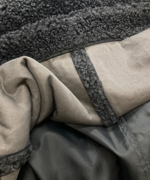 NOLLEY'S sophi（ノーリーズソフィー）NOLLEY'S sophi (ノーリーズソフィー) フェイクテディファーロングコート ネイビー サイズ:38の古着・服飾アイテム