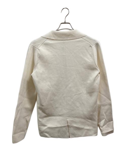 Drumohr（ドルモア）Drumohr (ドルモア) コットンミラノリブニットジャケット ホワイト サイズ:Free 未使用品の古着・服飾アイテム