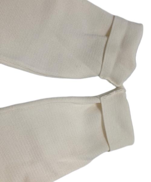 Drumohr（ドルモア）Drumohr (ドルモア) コットンミラノリブニットジャケット ホワイト サイズ:Free 未使用品の古着・服飾アイテム