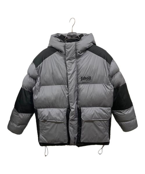 SCHOTT BROS.（ショット）SCHOTT BROS. (ショット) HYBRID DOWN JKT グレー サイズ:Ｍの古着・服飾アイテム