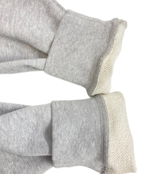 LACOSTE（ラコステ）LACOSTE (ラコステ) モノグラムレイヤードオーバルロゴスウェットフーディー グレー サイズ:3の古着・服飾アイテム