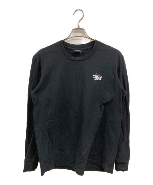stussy（ステューシー）stussy (ステューシー) ロゴカットソー ブラック サイズ:Lの古着・服飾アイテム