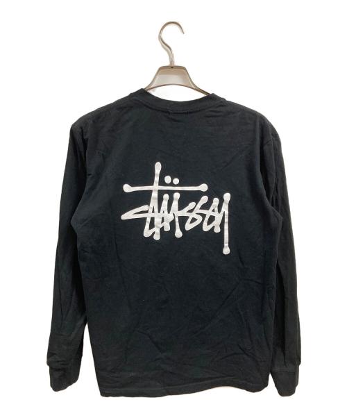 stussy（ステューシー）stussy (ステューシー) ロゴカットソー ブラック サイズ:Lの古着・服飾アイテム
