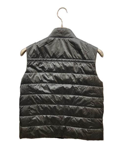PRADA（プラダ）PRADA (プラダ) ロゴプレートダウンベスト グレー サイズ:38の古着・服飾アイテム
