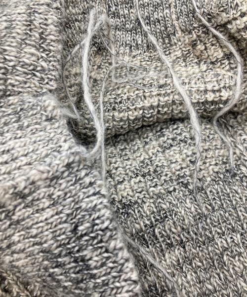 PHOTOCOPIEU（フォトコピュー）PHOTOCOPIEU (フォトコピュー) モヘヤ混パッチワークニット ベージュ サイズ:TUの古着・服飾アイテム